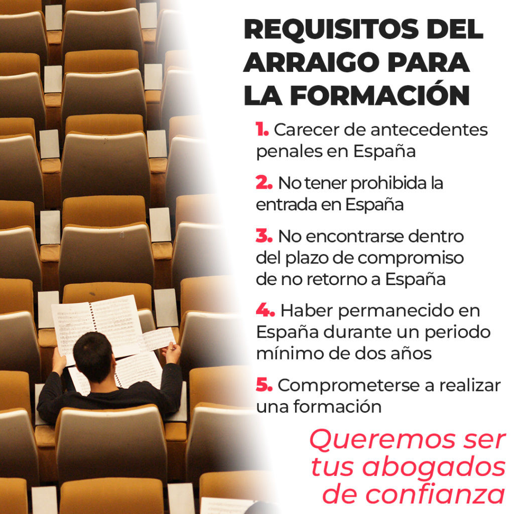 Requisitos para obtener el arraigo por formación Todo lo que necesitas